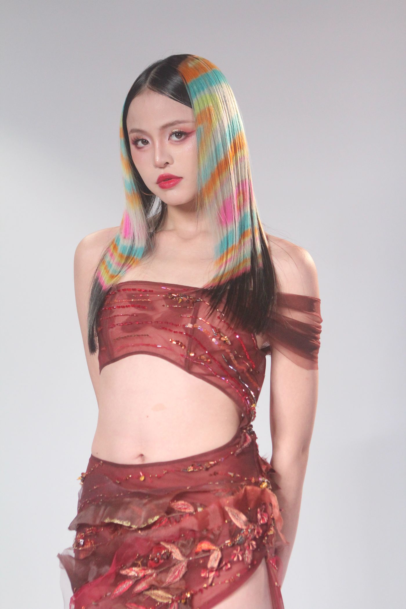 Creative editorial hair styling
