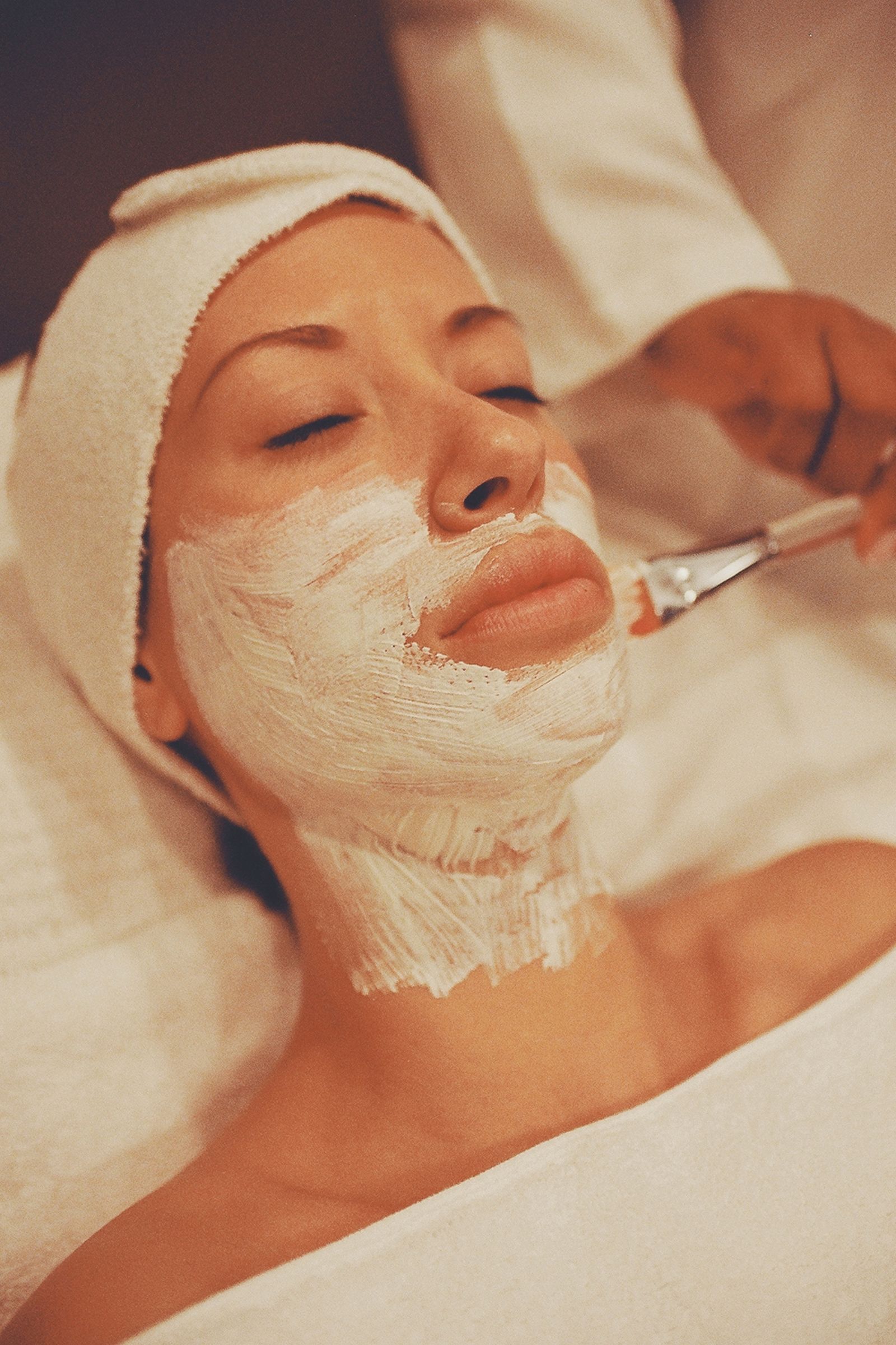 Facial spa treatment