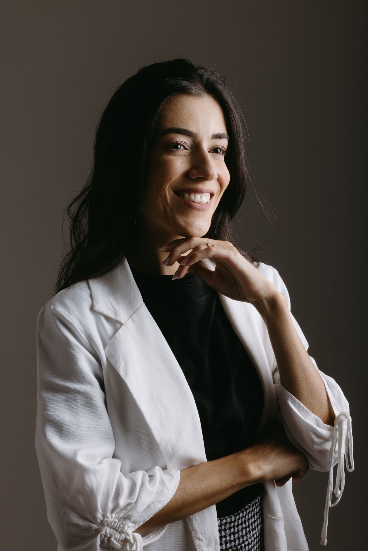 Smiling graduate portrait